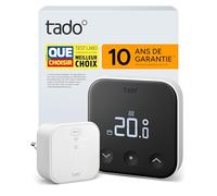 tado° Smart Thermostat X, kit de démarrage, thermostat câblé et Bridge X, commande via une application et une enceinte connectée (Alexa, Siri, Google Assistant), pas compatible avec tado° V3+