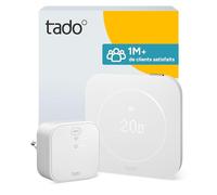 tado° Thermostat Intelligent Filaire X (2ᵉ gén.) - Kit de Démarrage | avec Bridge X, Économies d'énergie, Contrôle par appli et enceinte connectée (Alexa, Siri, Google), Installation DIY