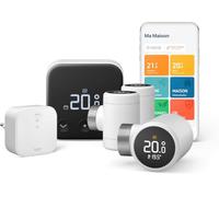 tado° Thermostat Intelligent X, Kit de Démarrage, Pack Trio et Bridge X | Commande via application et enceinte connectée (Alexa, Siri, Google Assistant), Installation DIY