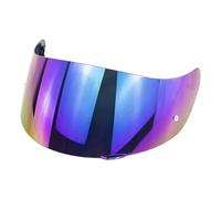 Tadpolez 1 Pièces Visière de Casque Moto, Visage Casques de Moto Visière,Visière de Casque avec Film Anti-Buée,Full Face Motos Casque Visière,pour Agv K1 K3SV K5 Visière(Bleu)