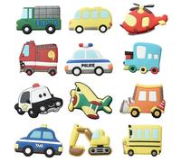 Tadpolez 12 Pièces Magnet Frigo Enfant,Aimant Enfant Educatif,Magnets Aimantés Enfants,Aimant Réfrigérateur Voiture,Magnet Frigo Mignonne,pour Réfrigérateur (Voiture)