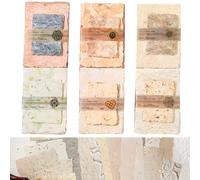 Tadpolez 168 Sheets Feuilles de Papier de Scrapbooking,Relief Vintage Papier Décoratif,Collage Papier Journaling,Vintage Papier Feuille Scrapbooking,pour Artisanat Journal DIY Album Photo Décoration