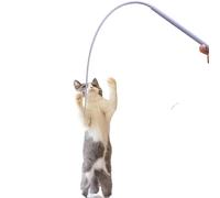 TADSFVC Bâton de taquinerie en silicone pour chat - Queue remplaçable - Joli bâton de taquinerie pour chat - Cadeau - Tige de queue de rat - Installation facile - Jouets flexibles pour chat (style A)