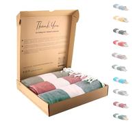 Tadussi ® Fouta Serviettes de Hammam | Lot de 3 Serviettes XXL | Idéales pour Plage Sauna Voyage Spa | pour Homme et Femme | Extra Large 100 x 200 cm | 100% Coton | en Bordeaux Vert & Gris