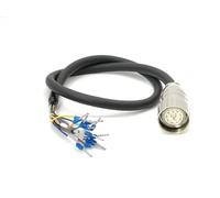 TADZKKIWM Câble d'extension M23 Femelle 12 Broches, étanche, Droit, Non blindé, 18 AWG, 50 cm, Compatible avec Les capteurs de Machines d'automatisation Industrielle et Autres Applications.