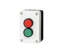 TADZKKIWM Interrupteur à Bouton-Poussoir Marche/arrêt à Deux Positions, 10 A, momentané, Rouge et Vert, étanche, Commande Industrielle, Alimentation NO/NF(Red Green)