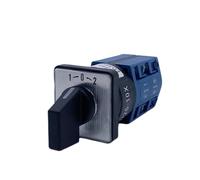 TADZKKIWM Interrupteur à Came Rotatif Universel à Commutation inverseuse, 16 mm, 10 A, LW26-10X B0344/2