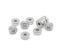 TADZKKIWM Roulements à Billes Miniatures 623ZZ 3x10x4MM, 10 pièces