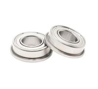 TADZKKIWM Roulements à Billes Miniatures à Bride Haute Vitesse, 2 pièces P2 F682ZZ/MF83/F695/MF137/F6202/F6801/F6701/F688/MF126ZZ(F6702ZZ 15x21x4mm)