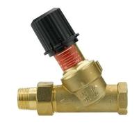 TADZKKIWM Valve de contrôle différentielle de Pression, vanne de dérivation for Chauffage de l'eau au Sol, vanne d'eau, collecteur en Laiton DN15/DN20/DN25(DN15)