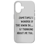 Tae Kwon Do Maître coréen drôle d'arts Martiaux Coque pour iPhone 17