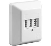 Tae Wall Plate Wall Mount Nfn - White For 1 Phone And 2 N-Encoded Extensions