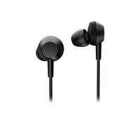 Philips TAE5008BK/00 Écouteurs Intra-Auriculaire avec Micro | Filaire léger | Câble de 1,2 m | Télécommande Intégrée à 3 Boutons | 3 Embouts | Confortable | Son Clair et Basses Puissantes | Noir |