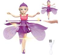Taechalingo Fée volante, poupée volante, Sky Dancers Flying Princess | Poupée de mode danseuse, fée flottante, convient pour les filles de 3 à 5 ans, jouet cadeau pour la fête des enfants