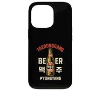 Taedonggang Beer Pyongyang Corée du Nord Soviétique Vieilli Coque pour iPhone 13 Pro