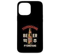 Taedonggang Beer Pyongyang Corée du Nord Soviétique Vieilli Coque pour iPhone 13 Pro Max