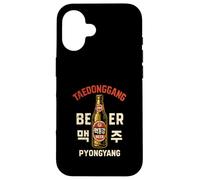Taedonggang Beer Pyongyang Corée du Nord Soviétique Vieilli Coque pour iPhone 16