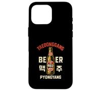 Taedonggang Beer Pyongyang Corée du Nord Soviétique Vieilli Coque pour iPhone 16 Pro Max