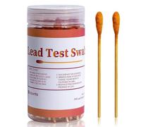 TAEING Écouvillon de test de plomb, lot de 60 tests de plomb immédiats, tests rapides pour usage domestique pour surfaces peintes, céramique, vaisselle, métal, bois, résultats rapides en 30 secondes