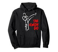 Taekwondo Arts Martiaux Kanji Kick Fighter Karaté Vintage Sweat à Capuche