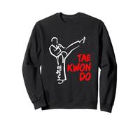 Taekwondo Arts Martiaux Kanji Kick Fighter Karaté Vintage Sweatshirt