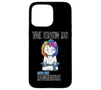 Taekwondo Arts Martiaux Licorne Combattant De Taekwondo Coque pour iPhone 15 Pro Max