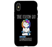 Taekwondo Arts Martiaux Licorne Combattant De Taekwondo Coque pour iPhone X/XS