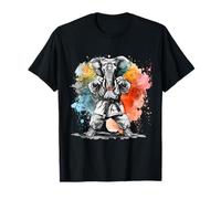 Taekwondo Éléphant Kickboxing Animal Jiu-Jitsu Kung Fu MMA T-Shirt