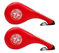 Taekwondo, équipement d'entraînement de karaté, Tapis de Cible Eva pour la Pratique des Arts Martiaux (Rouge)