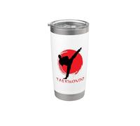 Taekwondo Essence Korean Martial Arts, Japanese USA Dojo Gobelet isotherme en acier inoxydable double paroi