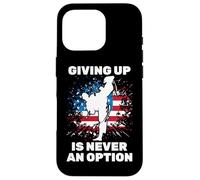 Taekwondo - Giving Up is Never an Option - Karaté - Sports Coque pour iPhone 16 Pro