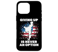 Taekwondo - Giving Up is Never an Option - Karaté - Sports Coque pour iPhone 16 Pro Max