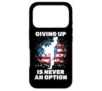 Taekwondo - Giving Up is Never an Option - Karaté - Sports Coque pour iPhone 17 Pro