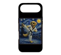 Taekwondo Golden Retriever Art Coréen Tae Kwon Do Dog Coque pour iPhone Air