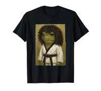 Taekwondo Kimono Afro Coupe de Cheveux Weird Frog Meme T-Shirt