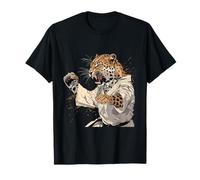 Taekwondo Léopard Kickboxing Animal Jiu-Jitsu Kung Fu MMA T-Shirt