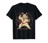 Taekwondo Rhino Kickboxing Animal Jiu-Jitsu Kung Fu MMA T-Shirt