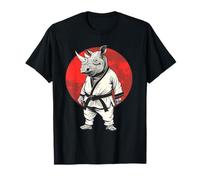 Taekwondo Rhino Kickboxing Animal Jiu-Jitsu Kung Fu MMA T-Shirt