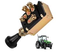 Taesayl 1 interrupteur de démarrage à incandescence 4 pôles Deutz 0116392, interrupteur de préchauffage, compatible avec Case IH Fendt Tracteurs 01163920