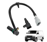 Taesayl 1x Capteur Vilebrequin 3 Broches Et 1x Capteur Arbre À Cames Générateur D’impulsions 3 Broches 320mm Compatible VW Multivan T5 Transporter T5 Touareg 2.5 TDI 2003-2009