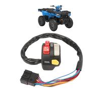Taesayl Commodo interrupteur phare guidon gauche 4013074 pour Polaris Scrambler 500 850 1000 Trail Blazer 330 Sportsman 500 550 570 850 Interrupteur au guidon 4012435