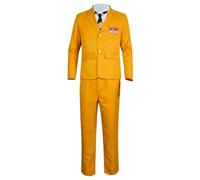 Taeyue Beetle Bob Cosplay Costume Halloween Carnaval Déguisement Movie Betelgeuse Bob Jaune Uniforme Combinaison adulte, Jaune, XXL