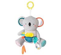 Taf Toys Kimmy The Koala Activity Toy. Cuddly Plush Sensory Stuffed Toy. Fits to Cots, Pram, Pushchair and Car Seat with Rattle and Baby-Safe Mirror, Multicolour