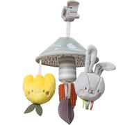 Taf Toys Urban Garden Carrousel pour fauteuil roulant avec sons apaisants avec jouets sensoriels doux à suspendre et clochette, facile à fixer au siège auto ou à la chaise poussée