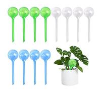 TAFACE Lot de 12 boules d'irrigation automatique, système d'irrigation automatique pour plantes, appareil auxiliaire pour arroser les pots de fleurs, légumes, plantes en pot, fleurs (13 x 5 cm)
