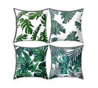 TAFACE Lot de 4 housses de coussin imperméables pour extérieur, terrasse, canapé, salon, chambre et autres décorations (45 x 45 cm)