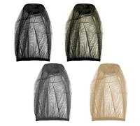 TAFACE Lot De 4 Moustiquaires Anti-Moustiques, Chapeaux Anti-Moustiques pour Le Camping, Filets Anti-Insectes À Mailles Fines pour L'Extérieur, La Randonnée, La Marche.