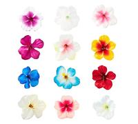 TAFACE Lot de 60 fleurs artificielles en soie réutilisables - 12 couleurs - Pour mariage, fête, jardin, bricolage, accessoires photo