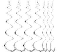 TAFACE Lot de 7 répulsifs anti-oiseaux en spirale réfléchissants, anti-oiseaux de jardin, carillon éolien anti-pigeons, convient pour balcon, jardin, maison