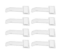 TAFACE Lot de 8 porte-tickets de voiture transparents, porte-tickets de parking, porte-cartes avec colle, porte-tickets de pare-brise de voiture transparent, convient pour les porte-tickets de pièces